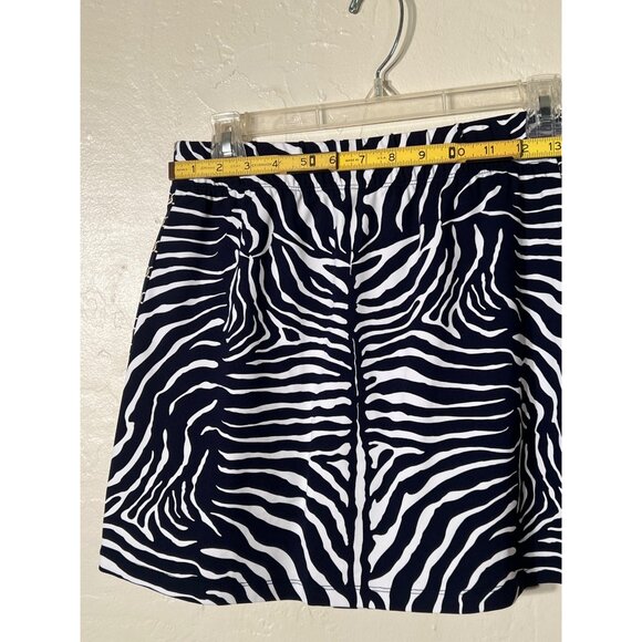 J. M Laughlin SMALL Catalina Fabric Skort Golf/Tennis/Pickle Black White Zebra - Picture 14 of 14